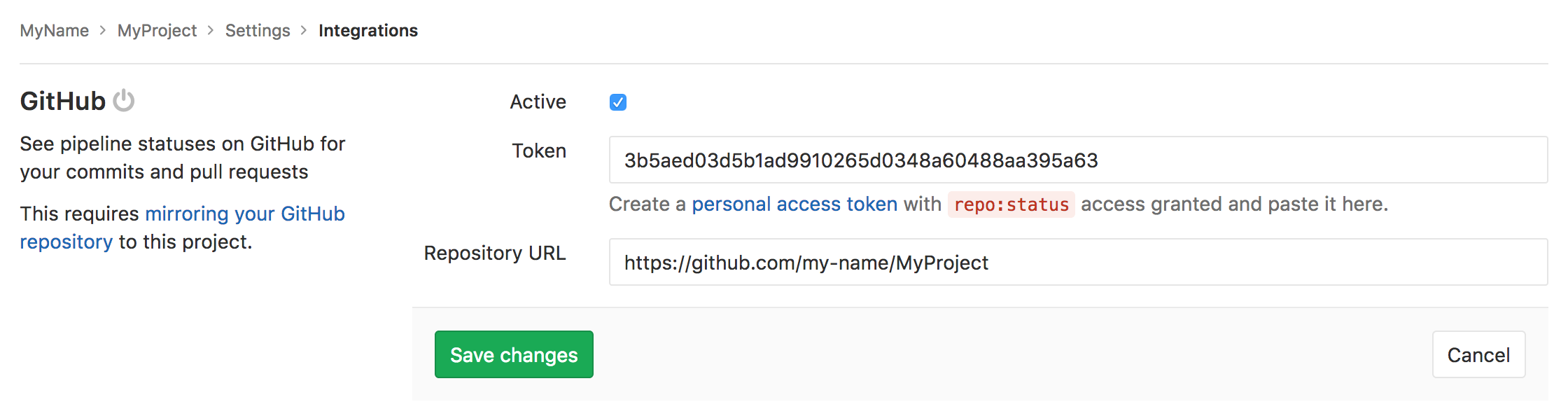 Configure GitHub Project Integration